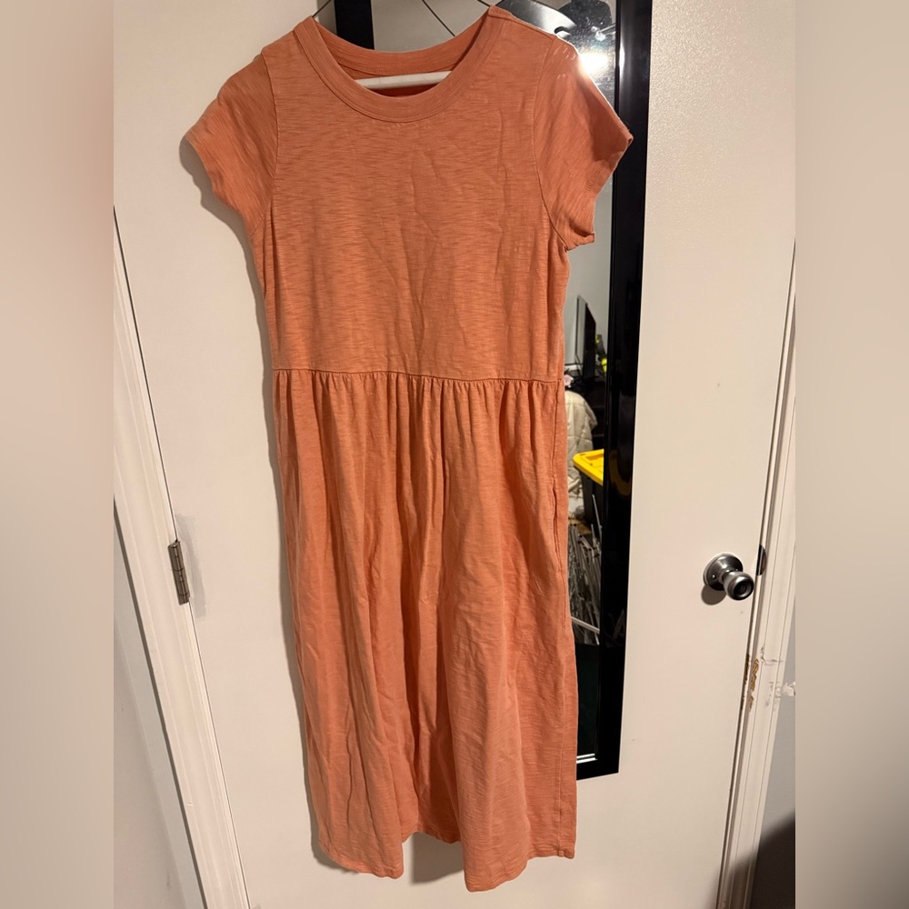 Universal Thread Women's Casual Orange Dress